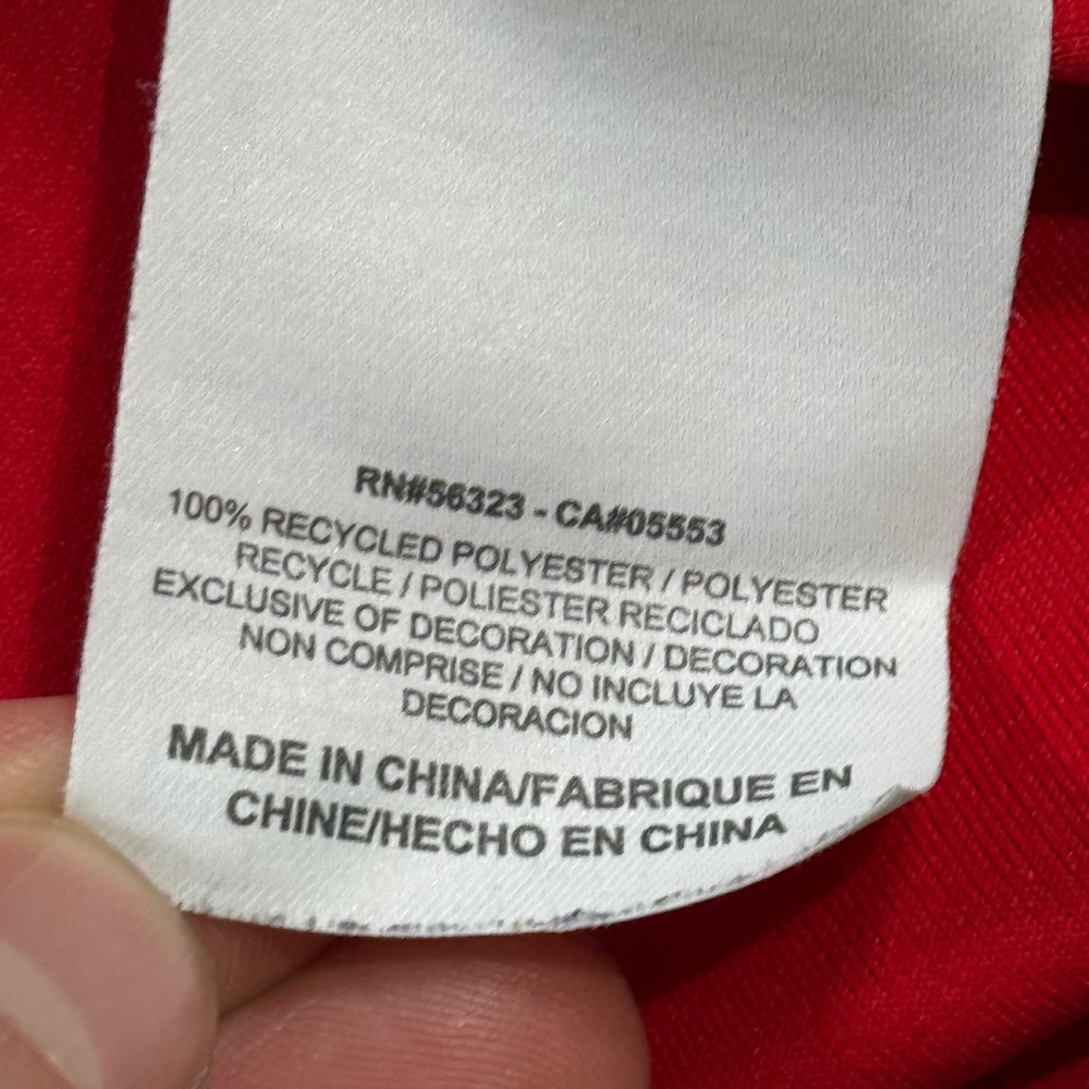 Nike Dri-FIT Mens Large Red Long Sleeve Training Running Shirt Performance Top - Picture 15 of 16